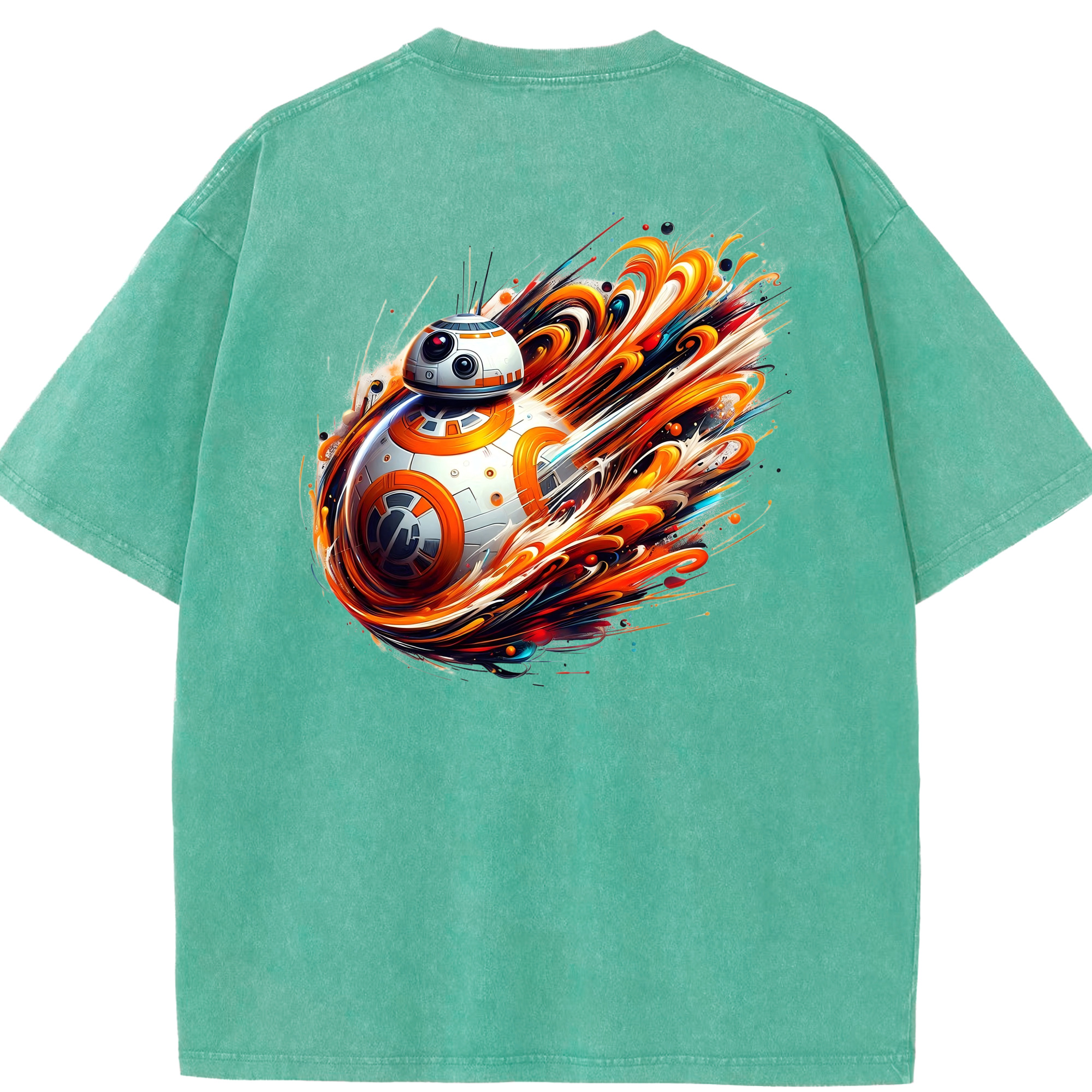 （画像用） スター・ウォーズ Star Wars 綿100% ヴィンテージ風 半袖Tシャツ（背面プリント）